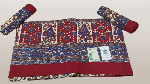 BEDSHEET JAIPUR PRINTED 90X108 2 PILLOW COVER